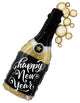 Happy New Year Champagne 39″ Balloon