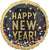 Happy New Year Colorful Confetti 28″ Foil Balloon by Anagram from Instaballoons