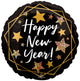 Happy New Year Gold Sparkle 18″ Balloon