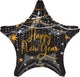 Happy New Year Star Midnight Hour 28″ Balloon