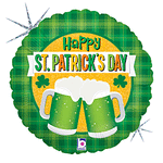 Happy St. Patrick's Day 18″ Foil Balloon by Betallic from Instaballoons