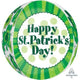 Happy St. Patrick's Day Orbz 16″ Balloon