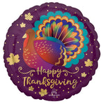 Happy Thanksgiving Turkey 18″ Foil Balloon by Anagram from Instaballoons