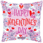 Happy Valentine's Day 18″ Foil Balloon by Convergram from Instaballoons