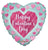 Happy Valentine's Day Diamond Hearts 18″ Foil Balloon by Convergram from Instaballoons