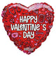 Happy Valentine's Day Doodles 18″ Balloon