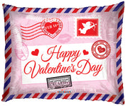 Happy Valentine's Day Envelope 20″ Foil Balloon by Convergram from Instaballoons