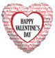 Happy Valentine's Day Heart 18″ Balloon