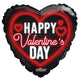 Happy Valentine's Day Neon 18″ Balloon