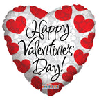 Happy Valentines Day 18″ Foil Balloon by Convergram from Instaballoons