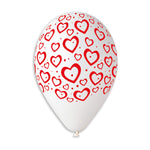 Heart Dots 12″ Latex Balloons by Gemar from Instaballoons
