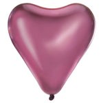 Heart Satin Flamingo 12″ Latex Balloons by Amscan from Instaballoons