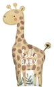 Hello Baby Giraffe 42″ Balloon