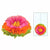 Hibiscus Fluffy Flower Decoration Kit 16″ by Amscan from Instaballoons