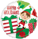 Holidays Adorable Christmas Elf 18″ Balloon
