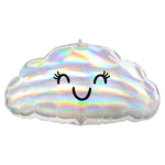 Holo Irisdecent Cloud 18″ Foil Balloon by Anagram from Instaballoons