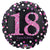Holographic 18th Pink Celebebration 18″ Foil Balloon by Anagram from Instaballoons