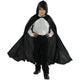 Hooded Black Cape - Child