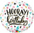 Hooray It's Your Birthday 18″ Foil Balloon by Qualatex from Instaballoons