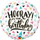 Hooray It's Your Birthday 18″ Balloon