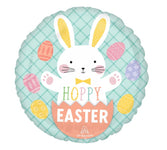 Hoppy Easter Bunny Eggs 18″ Foil Balloon by Anagram from Instaballoons
