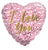I Love You Animal Print 18″ Foil Balloon by Convergram from Instaballoons