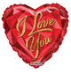 I Love You Gem Hearts 18″ Balloon