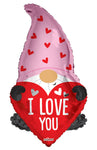I Love You Gnome 36″ Foil Balloon by Convergram from Instaballoons