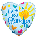 I Love You Grandpa 18″ Foil Balloon by Convergram from Instaballoons
