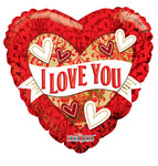 I Love You Heart 18″ Foil Balloon by Convergram from Instaballoons