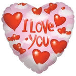 I Love You Hearts Floating 18″ Foil Balloon by Convergram from Instaballoons