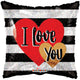 I Love You Hearts & Lines 18″ Balloon