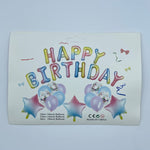 Imported Birthday Rainbow Balloon Bouquet Banner