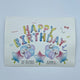 Kit de pancartas con globos arcoíris de feliz cumpleaños