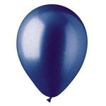 Imported Latex Metallic Blue  12″ Latex Balloons (144 count)