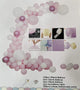 Pastel Pink Balloon Garland Kit