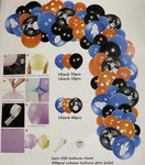 Imported Latex Space Shuttle Balloon Garland Kit