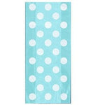 Imported Light Blue Cello Bag Big Polka 11″ x 5″ (20 count)