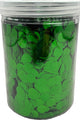 Metallic Confetti Jar - Emerald Green 1.5cm