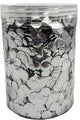 Metallic Confetti Jar - Silver 1cm