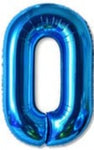 Imported Mylar & Foil #0 Blue  34″ Balloon