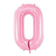 Number 0 Hot Pink 34″ Balloon