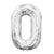 Imported Mylar & Foil #0 Silver  34″ Balloon