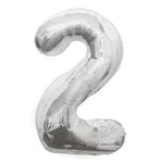 Imported Mylar & Foil #2 Silver 34″ Balloon