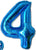Imported Mylar & Foil #4 Blue  34″ Balloon