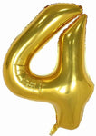 Imported Mylar & Foil #4 Gold 34″ Balloon