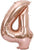 Imported Mylar & Foil #4 Rose Gold 34″ Balloon