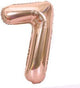 Number 7 Rose Gold 34″ Balloon