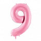 Number 9 Hot Pink 34″ Balloon
