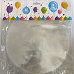 Imported Mylar & Foil Clear Bobo 24″ Balloons (12 count)